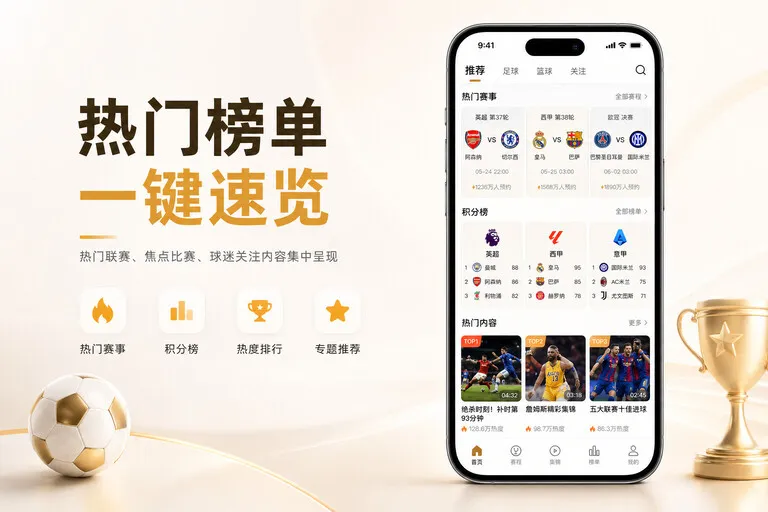 圆环亮点区 · App下载说明 · 比分变化及时掌握界面展示